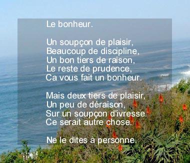 le bonheur